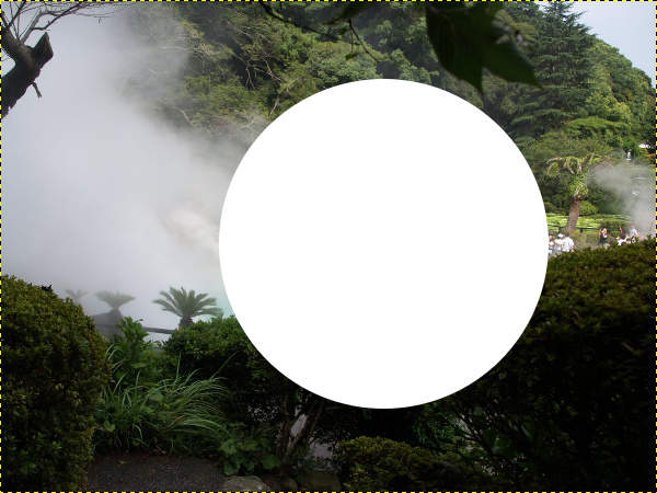 アルファチャンネル無しのレイヤでの切り取り アルファチャンネル無しのレイヤでの切り取り