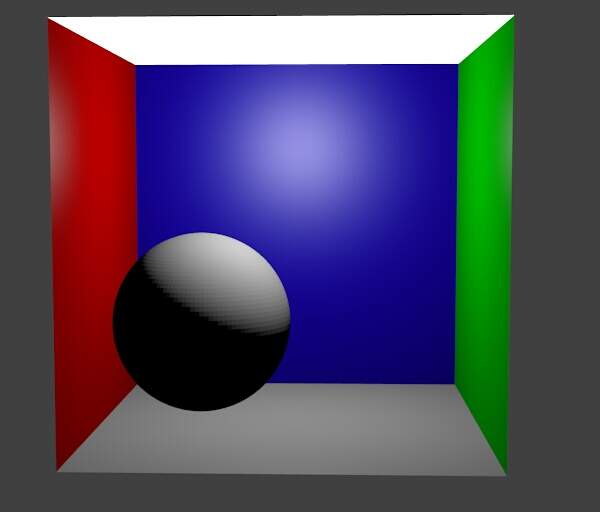 間接光を考慮しない陰影