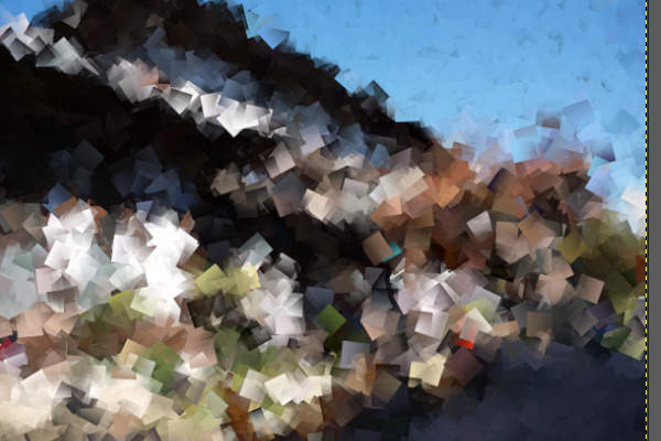 35. キュービズム処理されたレイヤ