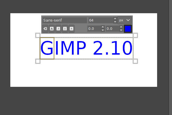 4. Gの文字を選択する 4. Gの文字を選択する