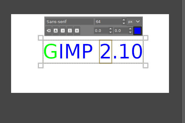 6. 2の文字を選択する 6. 2の文字を選択する