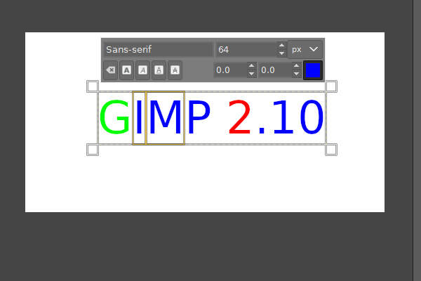 8. I と Mの文字を選択する 8. I と Mの文字を選択する