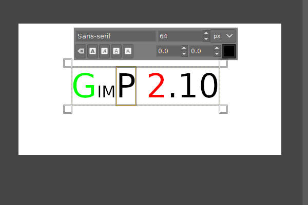 13. Pの文字を選択する 13. Pの文字を選択する