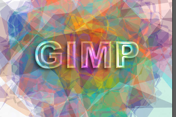 71. ガラス風文字