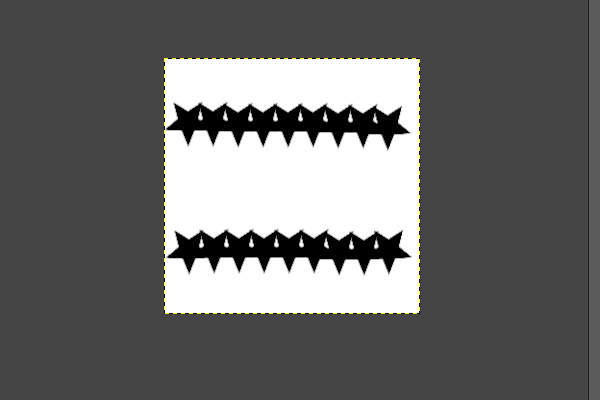 10. 素早くドラッグしてもゆっくりドラッグした場合と同じ間隔で星が描かれる 10. 素早くドラッグしてもゆっくりドラッグした場合と同じ間隔で星が描かれる