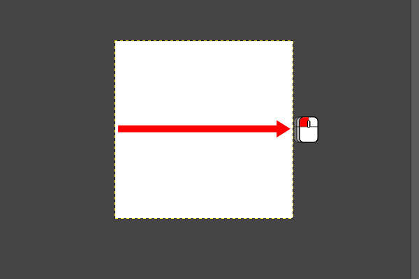 52. 水平にドラッグする