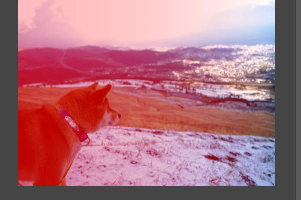 6. グラデーションに塗られたチャンネル 6. グラデーションに塗られたチャンネル