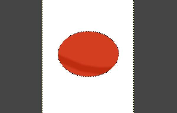 17. 中心からやや下を塗る