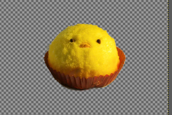 12. 不要部分を全て透明にした写真 12. 不要部分を全て透明にした写真